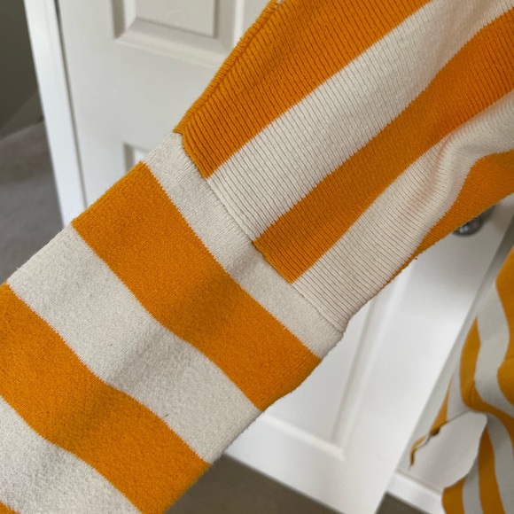 Summer Sweater. Yellow and white strip - Picture 2 of 5